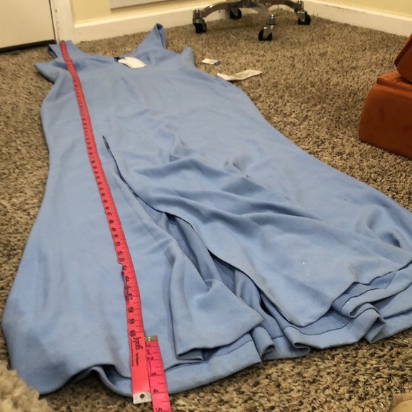 NWT Dress the Population Sandra Formal Maxi Dress Size XL Sky Blue Gown - Picture 11 of 11